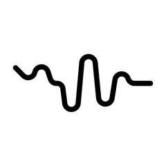 Network waves outline icon