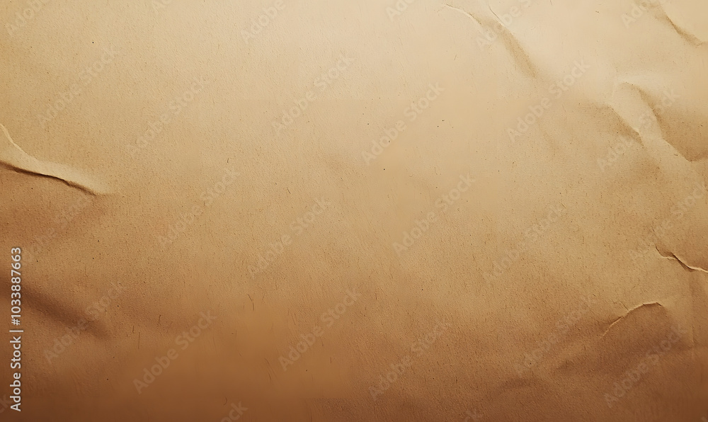 Poster a flat, smooth brown paper texture with subtle grain and subtle color variations for use as an illus