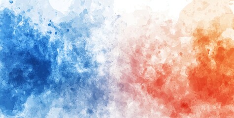 Obraz premium Using a dark grainy gradient background, this header poster banner landing page backdrop design uses orange white blue teal blurry noise texture