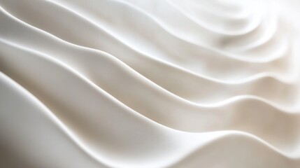Obraz premium Abstract White Waves