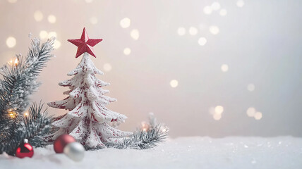 Obraz premium Christmas background, merry christmas template