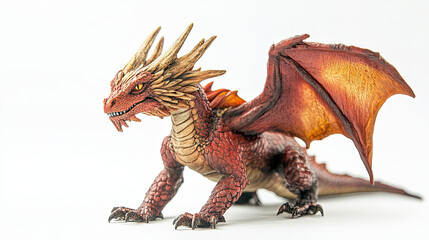 Fototapeta premium dragon on white background