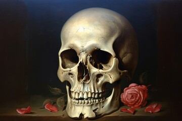 Painting art flower anthropology.