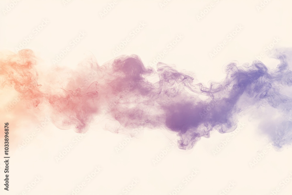 Poster A mesmerizing display of swirling orange and purple hues blending seamlessly, creating a captivating visual spectacle of abstract art and emotion.