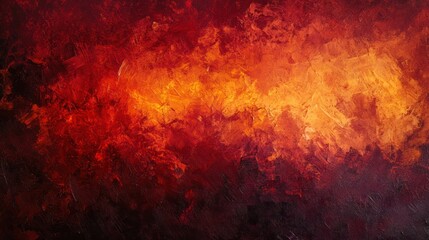 Obraz premium view of vibrant orange and yellow flames dancing against a dark background