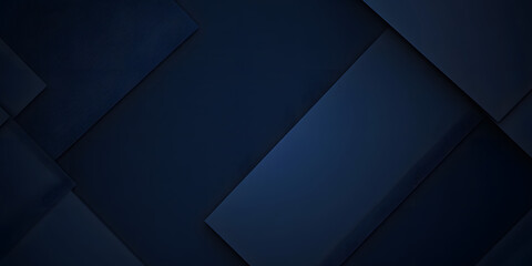 Modern simple dark navy blue background with overlap triangle layers. Blue abstract background with blank space for text. Modern element for banner, presentation design and flyer