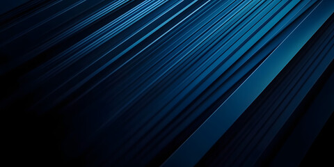 3D Dark blue abstract background with diagonal lines