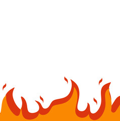 Fire Footer Illustration