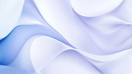 Abstract Light Blue and White Swirling Pattern