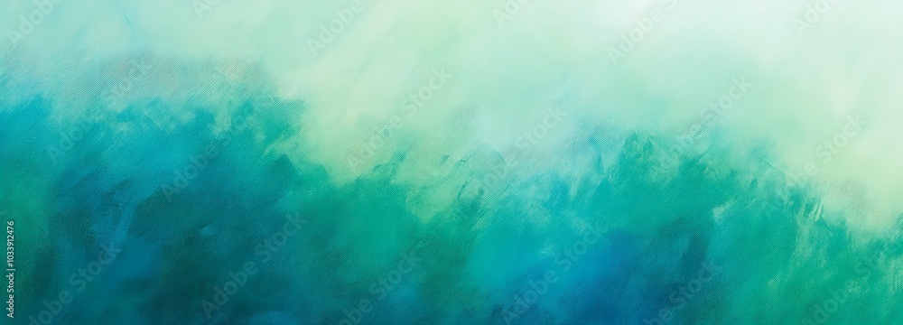 Poster 11. a smooth gradient transitioning from blue to green, creating a serene backdrop