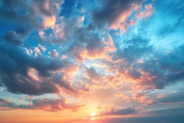 Fototapeta premium Sky backgrounds outdoors horizon.