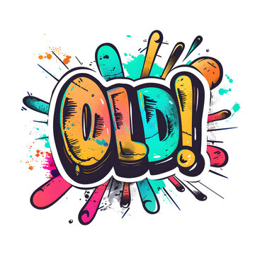 recommend clip art: Comic speech bubble with expression text OLD, comic bomb boom elements, Comic text sound effects