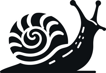 snail on a white background © PijushKumar