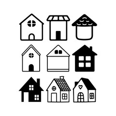 House icons set