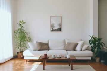 Living room architecture furniture building.