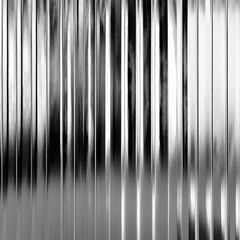 Obraz premium Surreal Corrugated Privacy Glass Texture with Metallic Sheen on White Background Centered for Modern Design Aesthetics