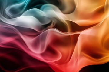 Fototapeta premium Colorful Abstract Waves in Motion