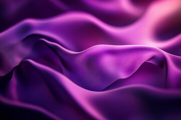 Fototapeta premium Flowing Purple Fabric Texture