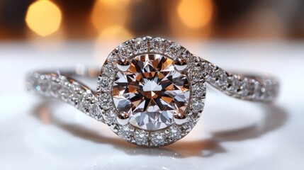 Luxury Diamond Engagement Ring