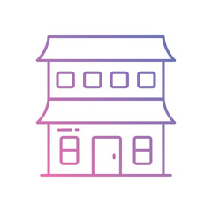 Duplex vector icon stock illustration