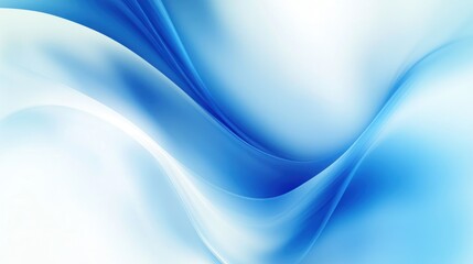 Fototapeta premium Abstract Blue Waves Background