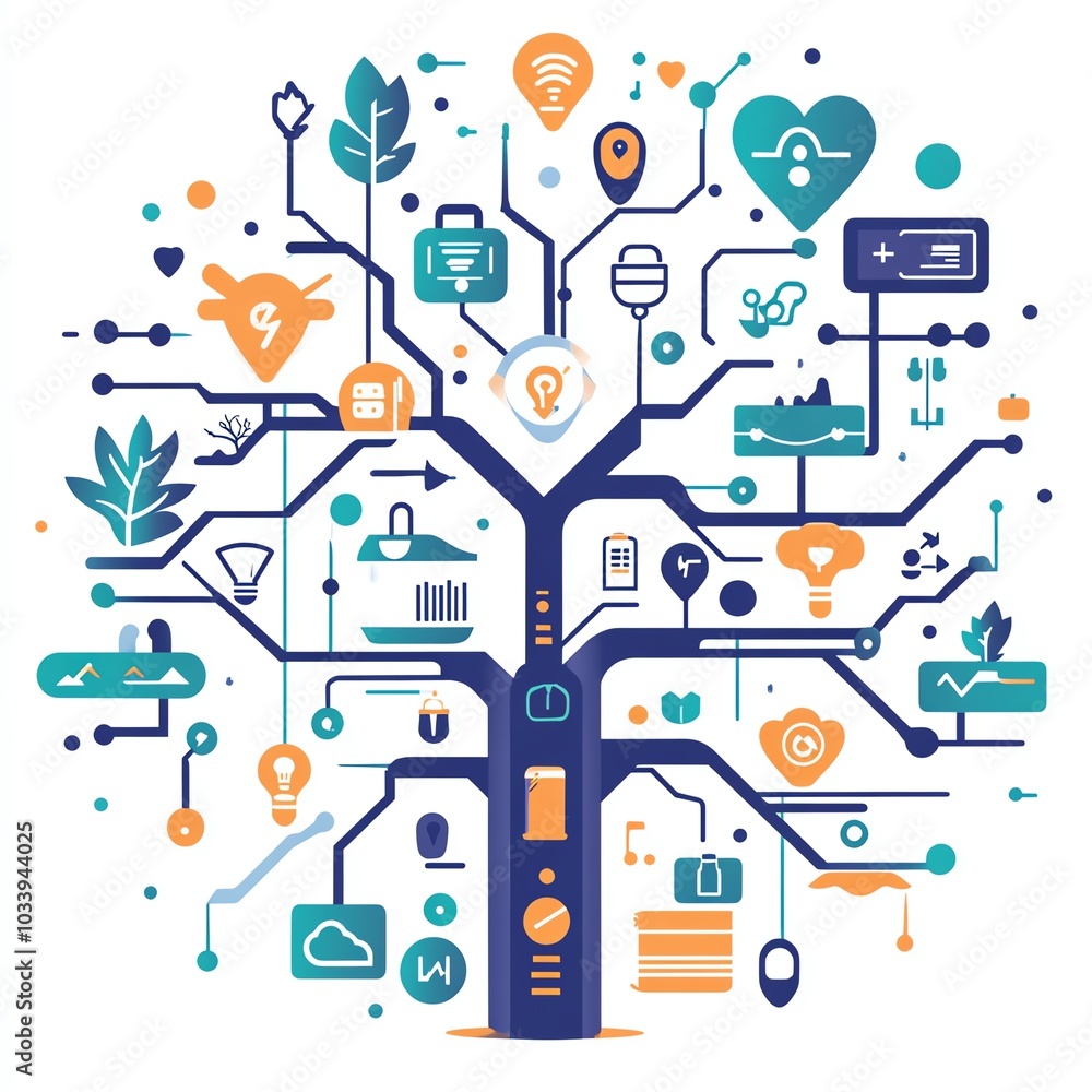 Poster codingbased large object, connected network, secure checkout, wellness emphasis, environmental prote