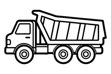 hand drawn truck