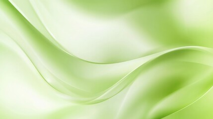 Fototapeta premium Abstract Green Wavy Background