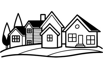 Fototapeta premium sketch of house