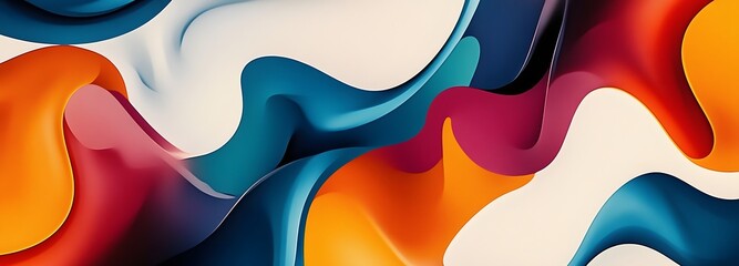 88. A playful abstract design with bold colors, inviting imagination