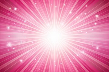 Abstract pink and white background with minimalist starburst design