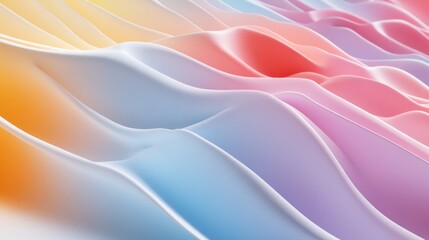 Obraz premium Abstract Wavy Gradient