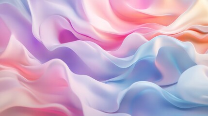 Fototapeta premium Abstract Colorful Silk Waves