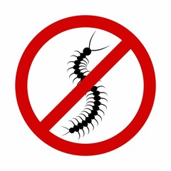 No Centipede icon. Flat image
