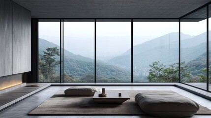 Modern Minimalist Mountain Retreat