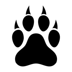 Lion paw print. Vector image © Sakiman