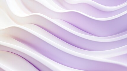 Obraz premium Abstract Purple and White Waves