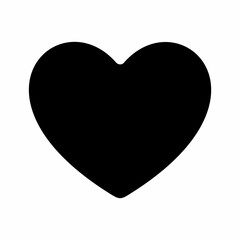 Heart pocker icon silhouette image