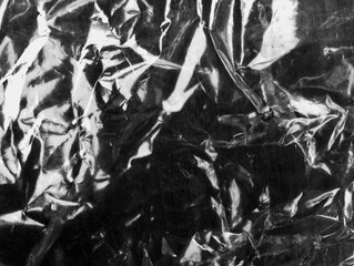 black and white background texture of plastic 