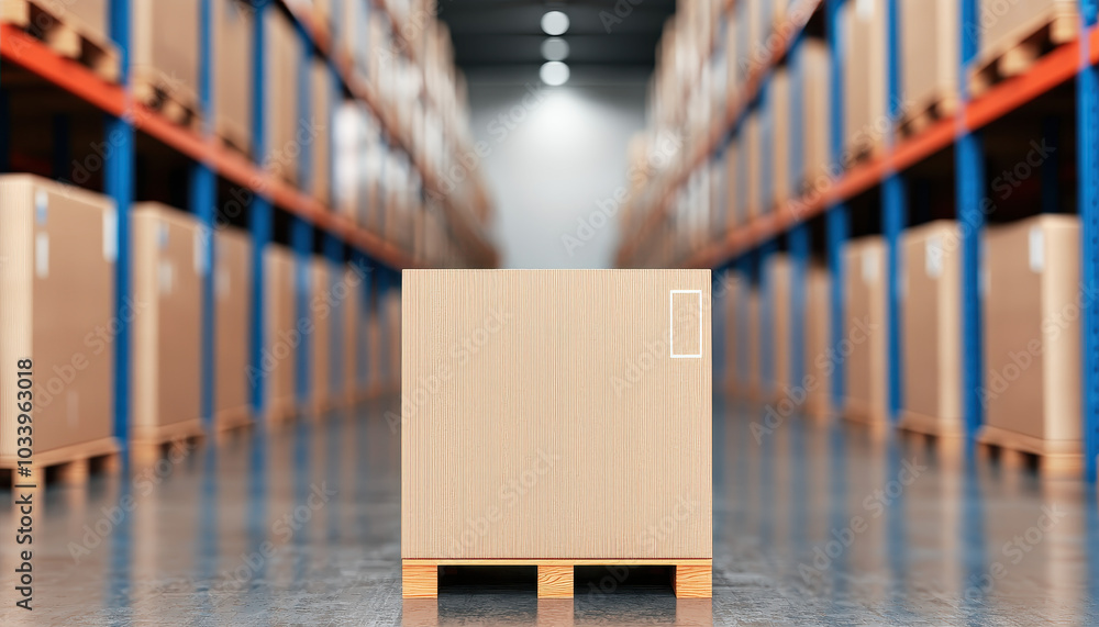 Poster Exploring inventory management with a focus on storage solutions and warehouse efficiency