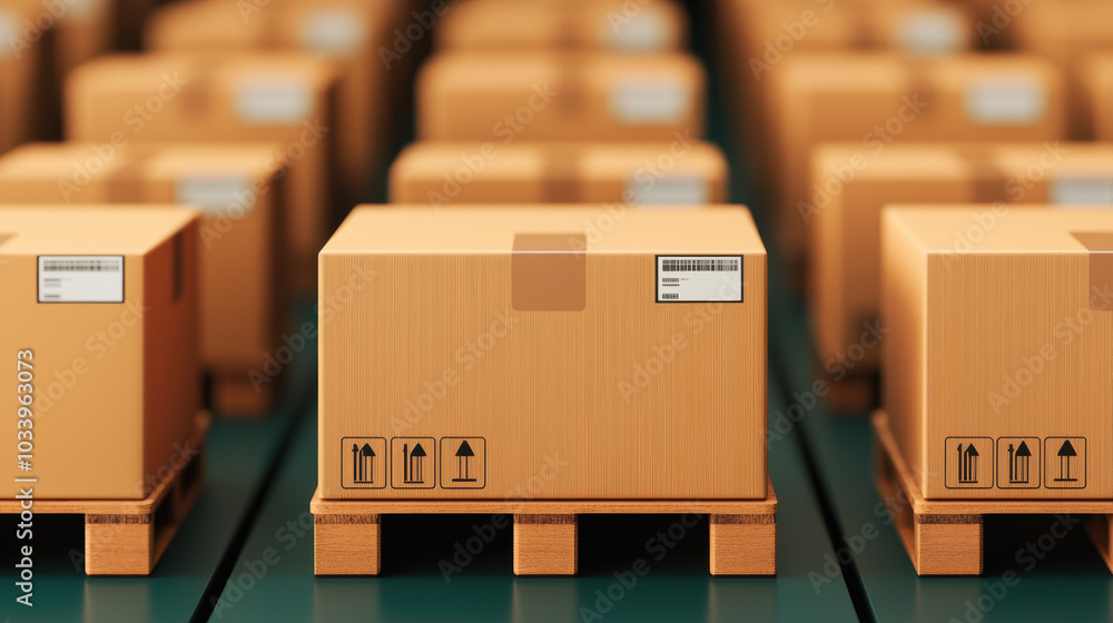 Poster efficient packaging and logistics a deep dive into modern shipping practices and their impact on sup