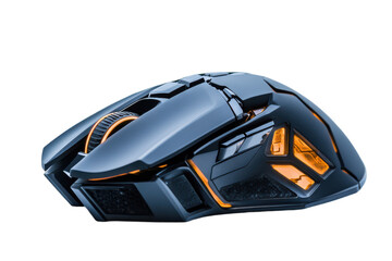 Fototapeta premium High-Performance Wireless Gaming Mouse Isolated on transparent Background Ideal for Gamers and Tech Enthusiasts
