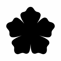 Cherry blossom flower silhouette image