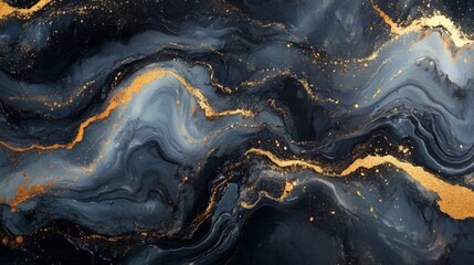 Fototapeta premium Abstract Dark Marble Art