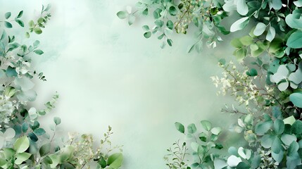 植物のモチーフ画