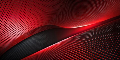 Fototapeta premium Abstract red and black background with a low angle view