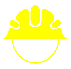 Vector illustration of safety helmet