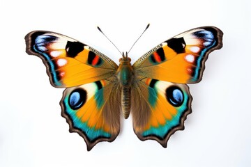 Butterfly animal insect moth on a white background