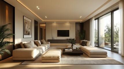Modern Living Room Interior