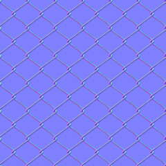 Seamless metal mesh normal map © Mat Karmon